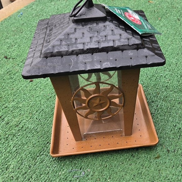 PERKY PET Sun & Star Metal Rust-Resistant Bird Feeder Freestanding/Hanging NWT - Picture 2 of 12